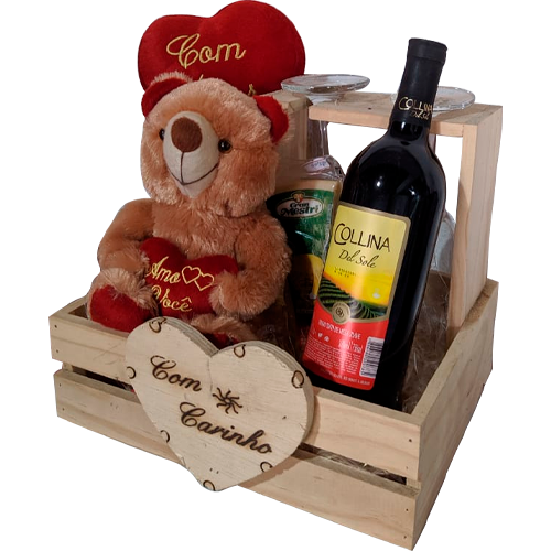 Cesta Vinho e Queijo