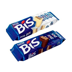 Bis chocolate branco ou preto