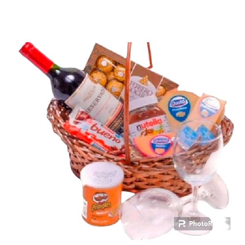 Cesta romântico
