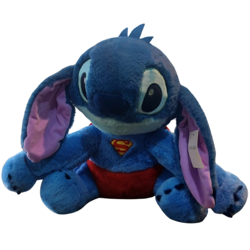 Urso Pelúcia Stitch "Super-Homem" Grande 44cm