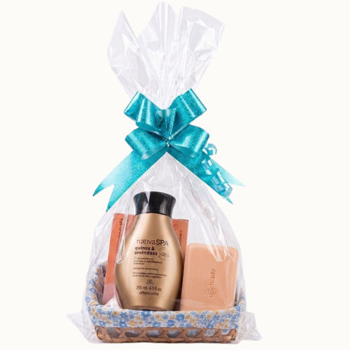 Cesta Kit Presente Nativa SPA Quinoa & Amêndoas